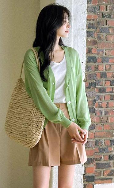 JUSTONE - Loose Sheer Summer Cardigan