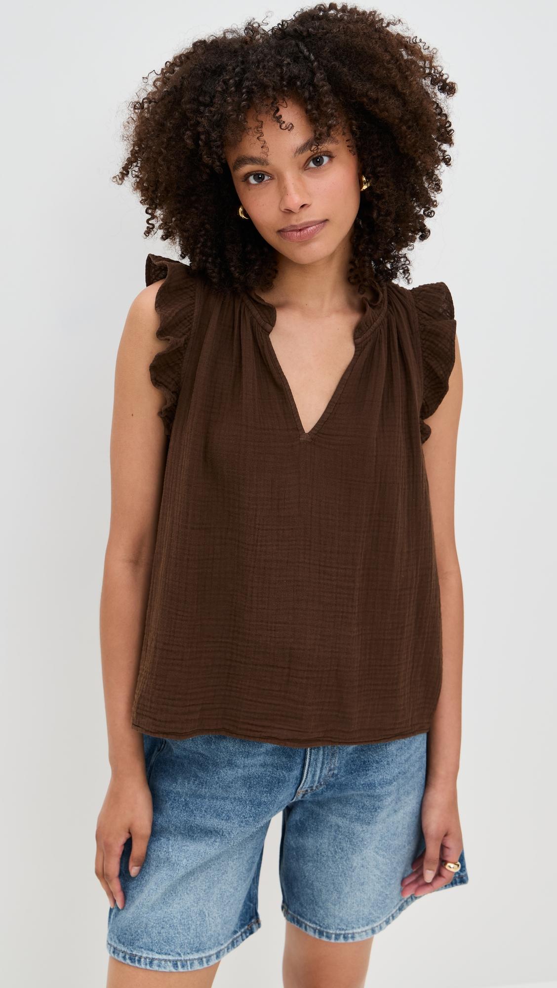 XIRENA Bex Top - Cocoa Bean - [M]