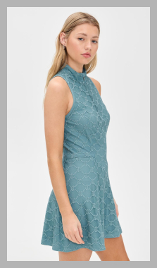 Greyson Wolf Links Lace Sleeveless Hera Dress - Agave - [M]<br><span style='text-align: center;'>$228 shopbop.com</span>