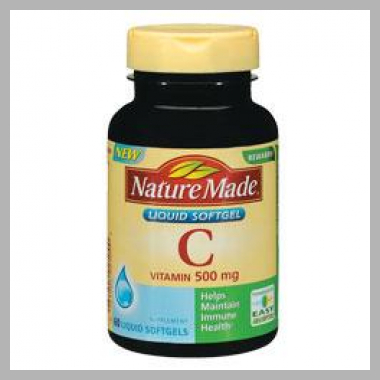 Nature Made Vitamin C Liquid Softgel 500 mg, 60 Softgels | VitaSprings.com VitC<br><span style='text-align: center;'>$13.02 vitasprings.com</span>