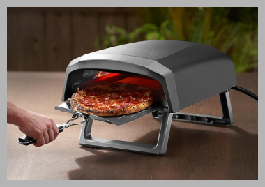 Outdoor Gas Pizza Oven - Dark Grey - [One Size]<br><span style='text-align: center;'>$263.99 sharperimage.com</span>