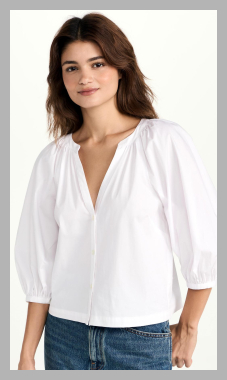 STAUD New Dill Top - White - [M]<br><span style='text-align: center;'>$185 shopbop.com</span>