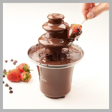 3 Tier Chocolate Tower - Clear - [5.75 In X 5.75 In X 8.5 In]<br><span style='text-align: center;'>$55.99 sharperimage.com</span>