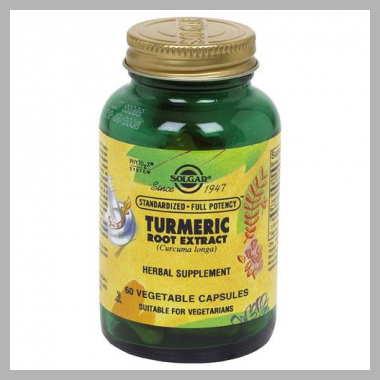 Turmeric Root Extract - Standardized Full Potency, 60 Vegetable Capsules, Solgar | VitaSprings.com VitTurm<br><span style='text-align: center;'>$14.4 vitasprings.com</span>