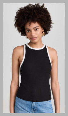 alice + olivia Mirtha Racerback Tank<br><span style='text-align: center;'>$125 shopbop.com</span>
