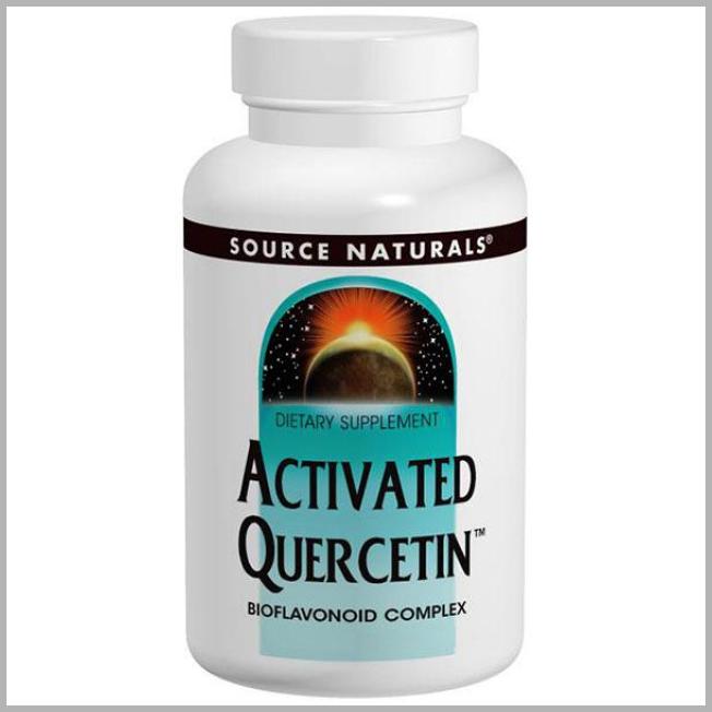 Activated Quercetin (Nonallergenic Bioflavonoid Complex) 100 tabs from Source Naturals | VitaSprings.com Price Integrity Rank ( 0 )