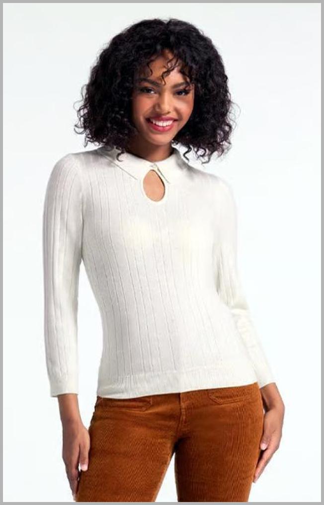 One Good Turn Keyhole Sweater