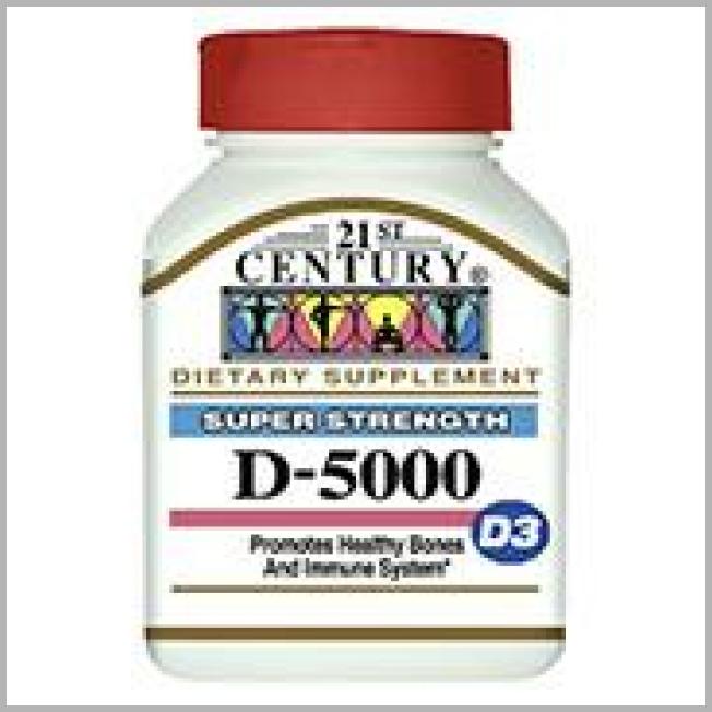 Vitamin 5000 D-5000 360 Tablets 21st Century HealthCare VitaSprings Dot com VitD3